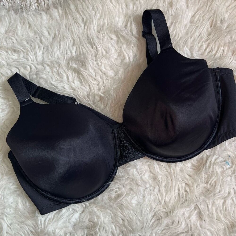 VANITY FAIR Black Beauty Back Full Figure Underwire Bra 42D